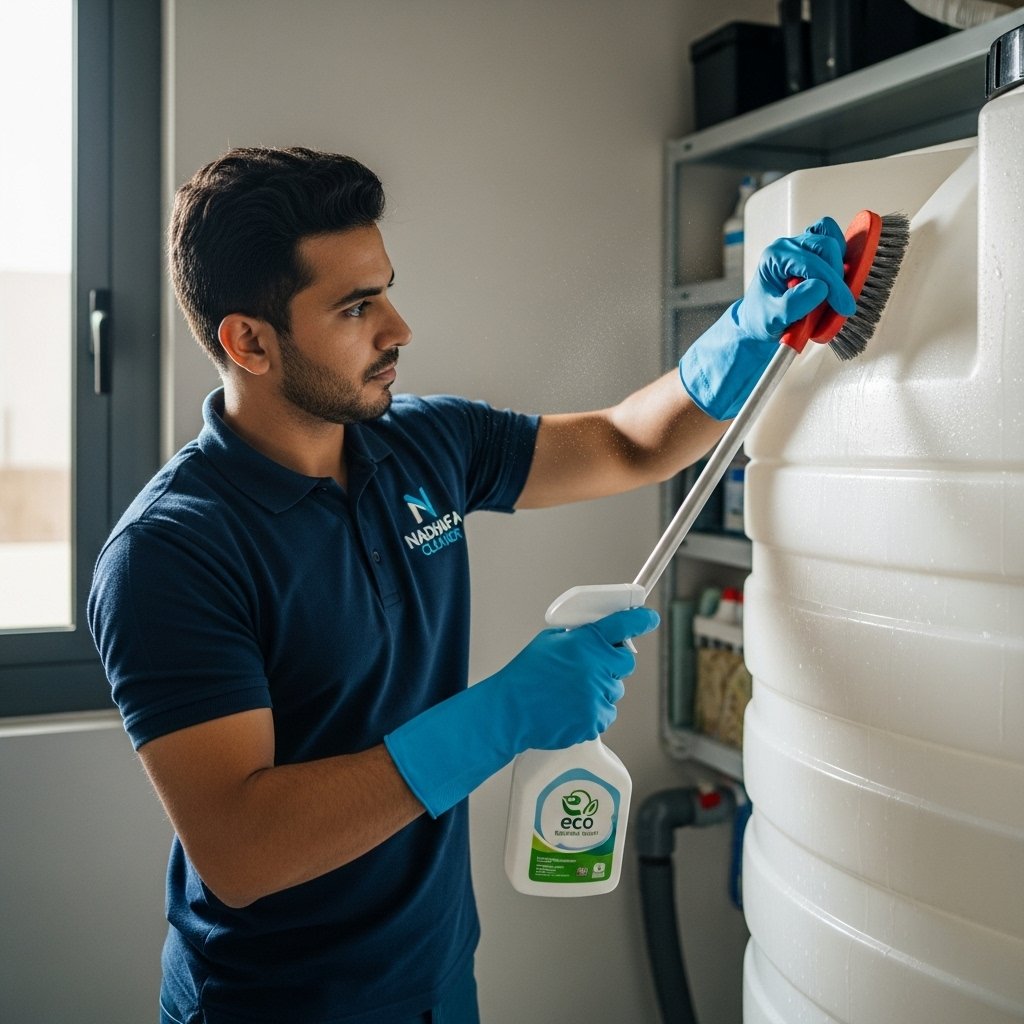 Cleaning Water Tank from Outside