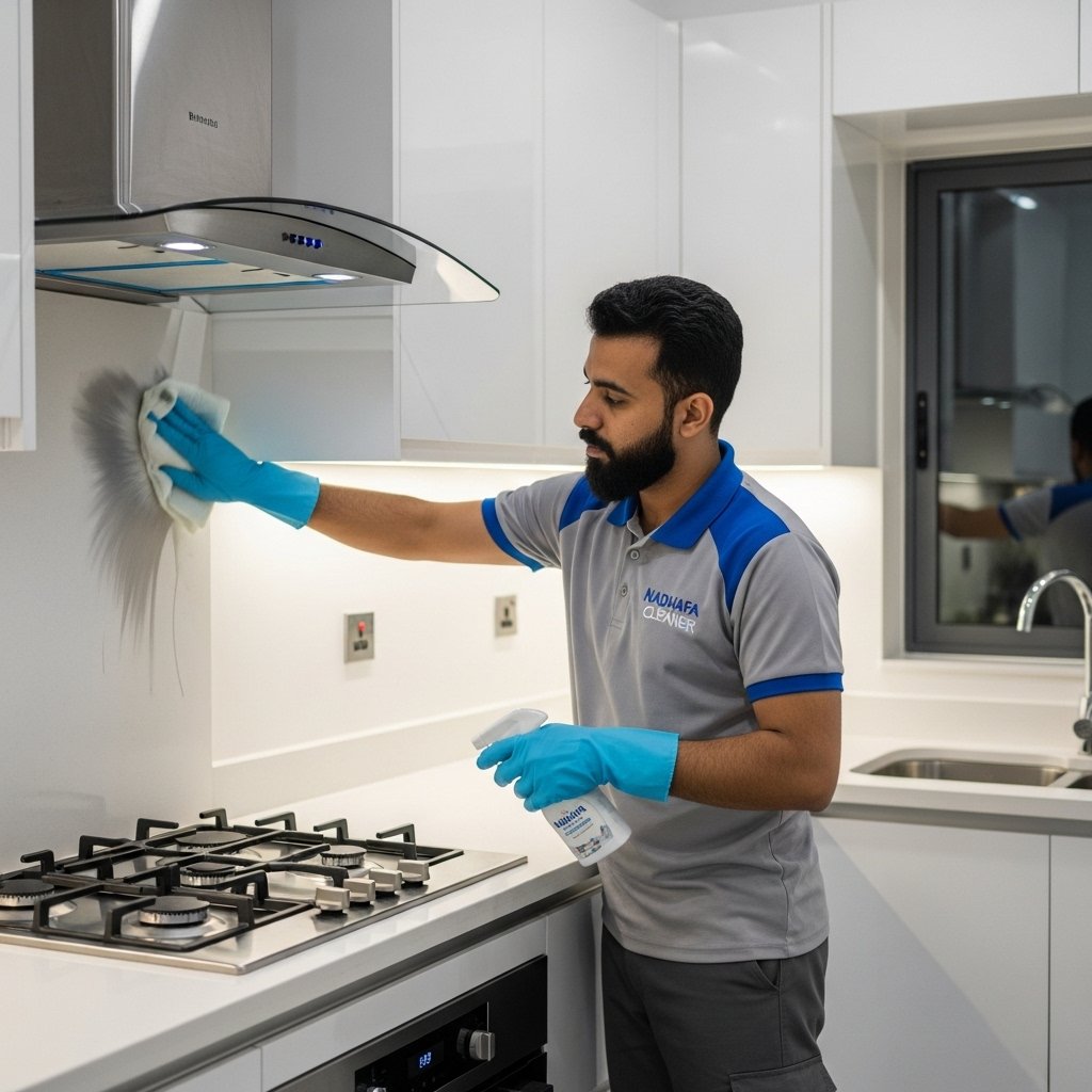 تنظيف مطبخ الشقة