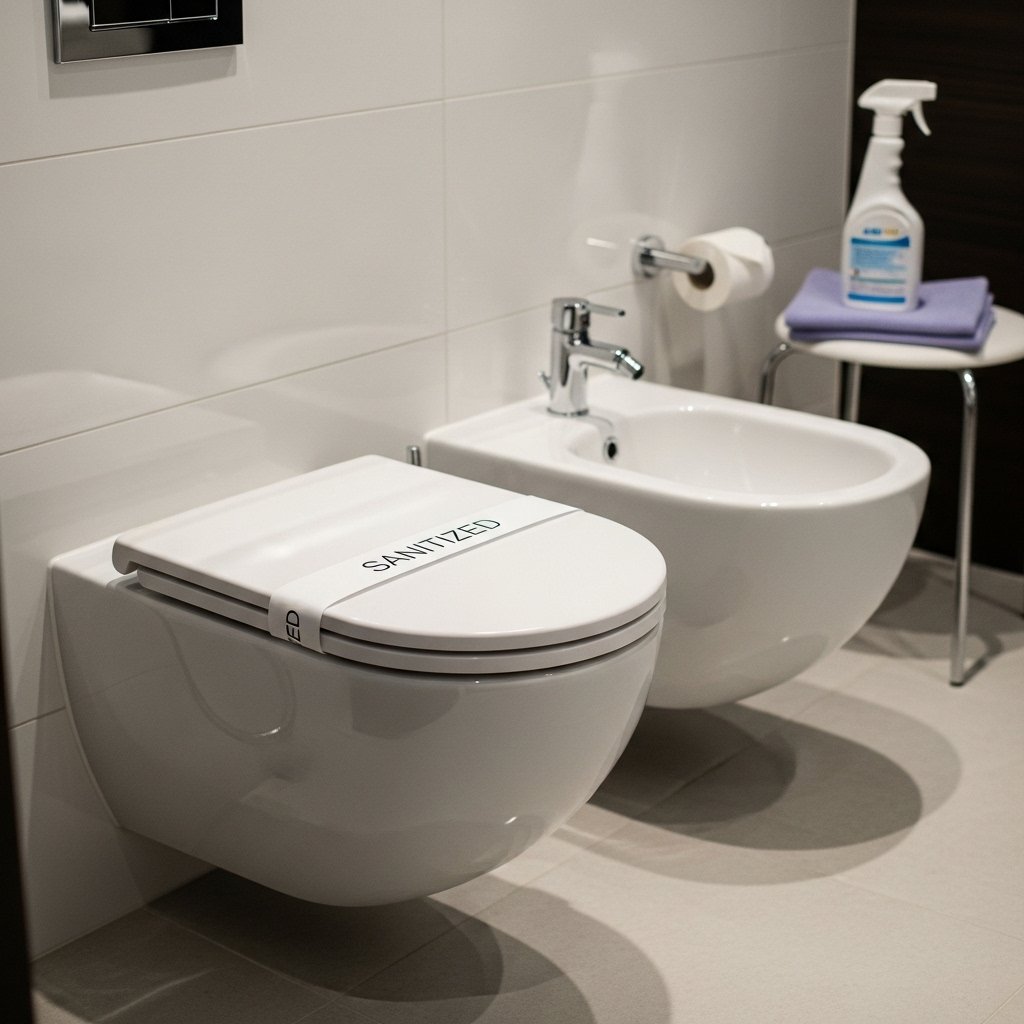 Sanitized Toilet